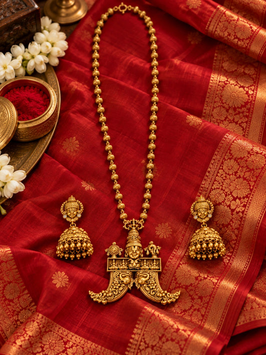 Swarique Srinivasa Darshan Necklace Set