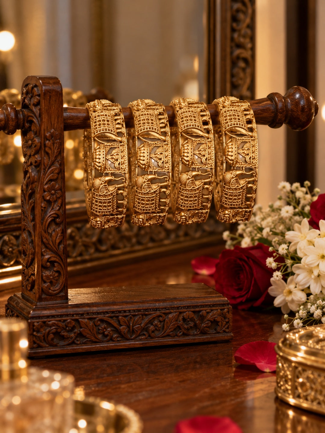 Swarique Gajraj Vaibhav Bangles (Set of 2)