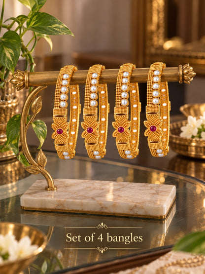 Swarique Varnika Pearl Bangles