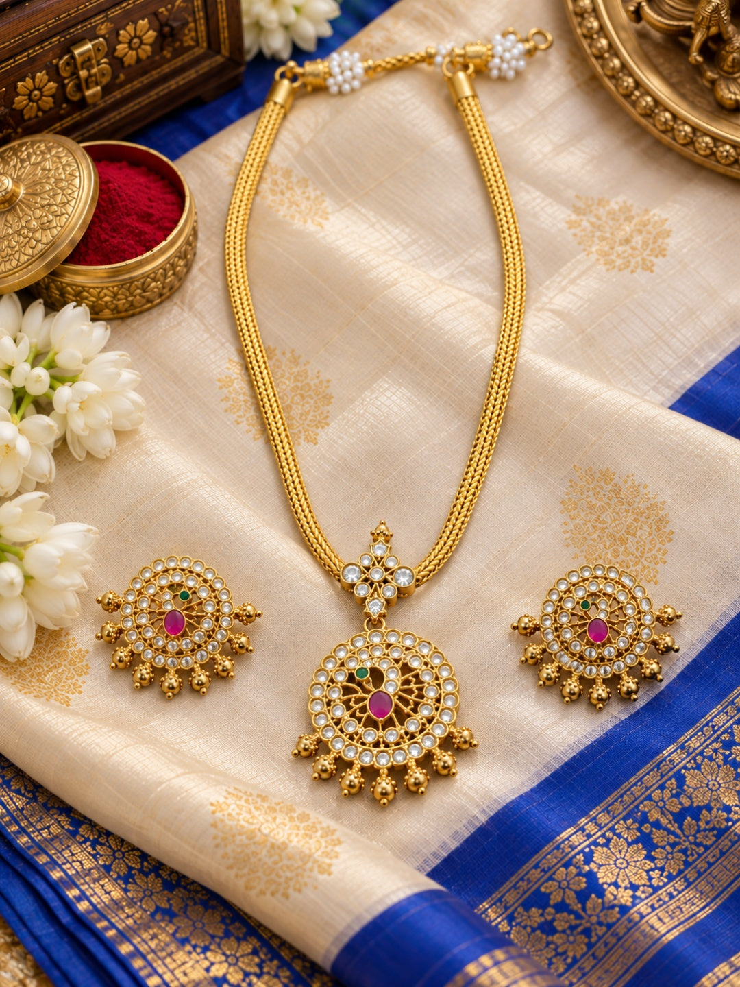 Swarique Riva Traditional Necklace Set